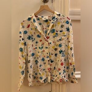 Sezane silk top